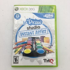 UDraw Studio Instant Artist Microsoft Xbox 360 Complete and TESTED