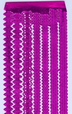 Scrap Die cut German Dresden Fuschia Paper Assorted Designs Borders Victorian