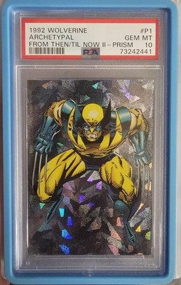 Marvel 1992 Wolverine Archetypal From Then TIL Now II Prism P1 PSA 10 POP 23