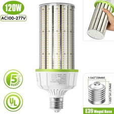 120 Watt LED Corn Light Bulbs Commercial Warehouse Workshop Barns Lighting 5000K