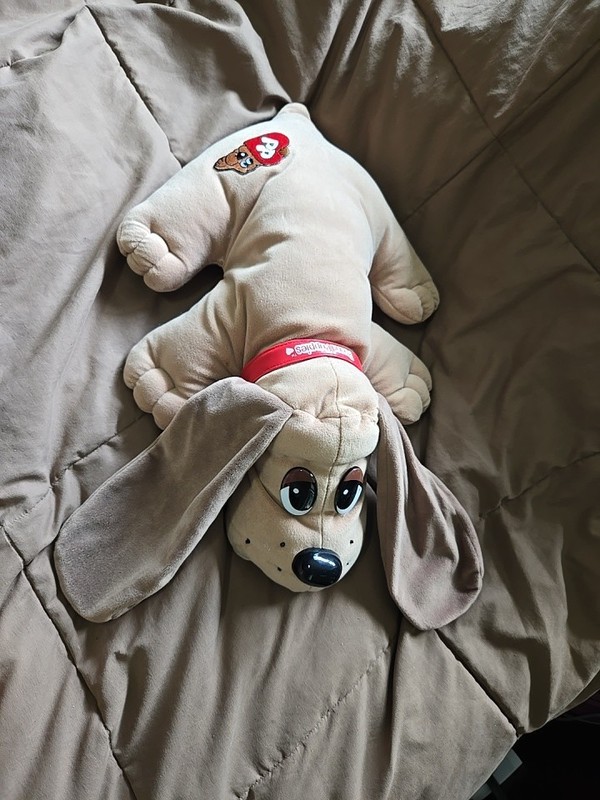 Vintage 1998 Galoob Pound Puppies Snuggle & Sounds Plush Puppy WORKING 18”