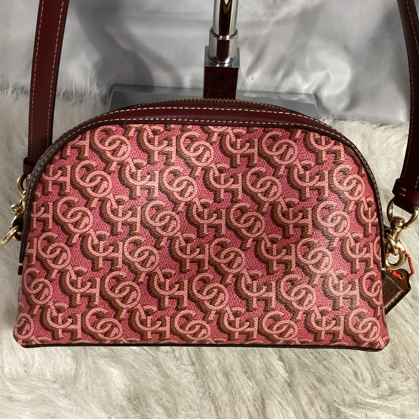 Coach Madi tracolla firma Rouge stampa monogramma B23202 CF343 BELLA (30)