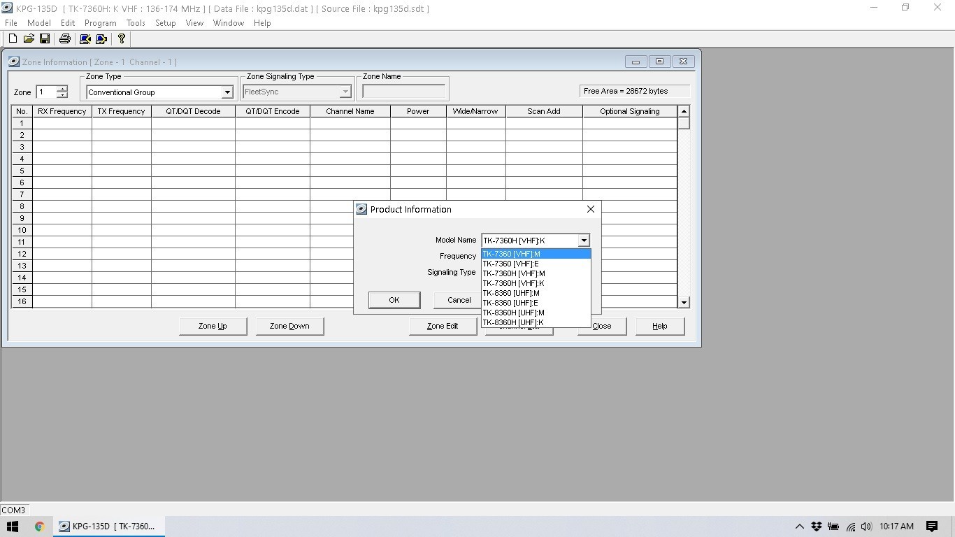 Kenwood KPG-135D v2.21 Programming Software for TK-7360, TK-8360