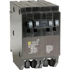 BREAKER 2-20A 1P 1-20A 2P Square D by Schneider Electric HOMT2020220CP