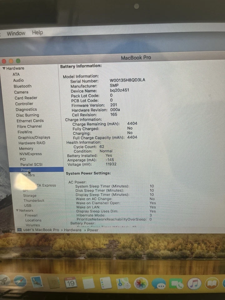 Apple Macbook Pro 13” (core 2 Duo 2,4 GHz, 4 GB de RAM, 250 GB SSD) High Sierra-62 ciclos Foto 4 de 4