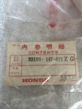 Honda Nos Headlight Bucket 33101-147-671 Zg Orignail Bag Never Opened 60