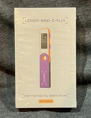 RARE Ledger Nano S Plus (Retro Gaming Edition) Crypto Hardware Wallet   New
