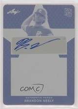 2020 Leaf Perfect Game National Showcase Patch 1/1 Brandon Neely Auto 0s1n