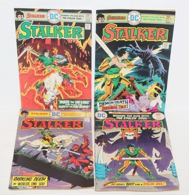 Stalker #1-4 (DC Comics 1975) Bronze Age Fantasy Complete Set Ditko, Wally Wood
