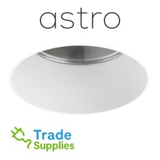 Astro 12.7W 3000K LED Round Recessed Matt White Indoor Outdoor Downlight IP65