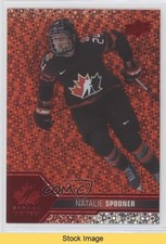 2022 Team Canada Juniors Red Champagne Foilboard Natalie Spooner #54 READ 0s60