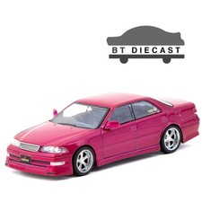 Tarmac Works Vertex Toyota Mark Ii Jzx100 164 Diecast Red Metallic T64g-024-re