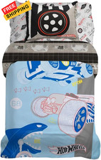 Hot Wheels Kids Bedding Super Soft Premium Organic Cotton Twin,