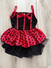 little girl lady bug dress costume size 4-5