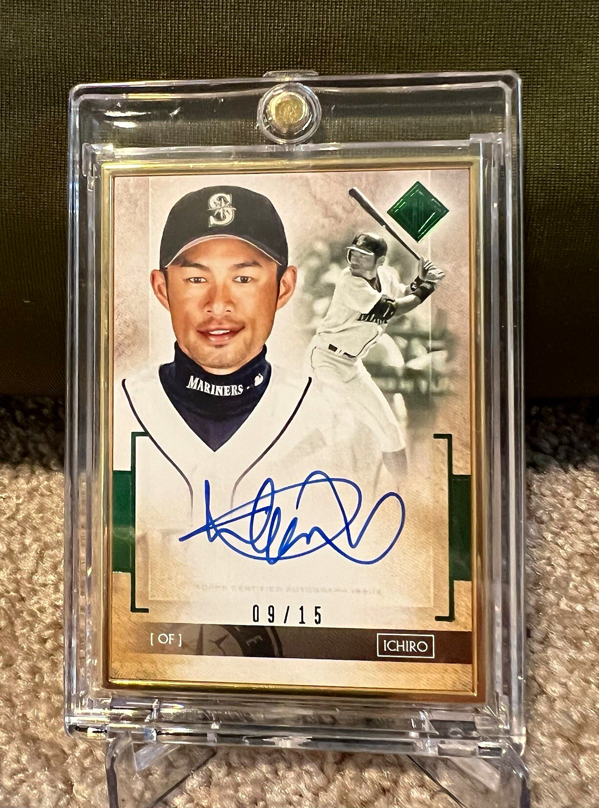 2020 Topps Transcendent Ichiro Suzuki Framed Auto /15 Mariners HOF Autograph