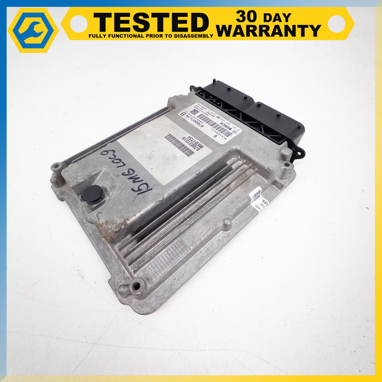 14-17 MASERATI GHIBLI 3.0L ECU ECM Engine Computer Control Module OEM