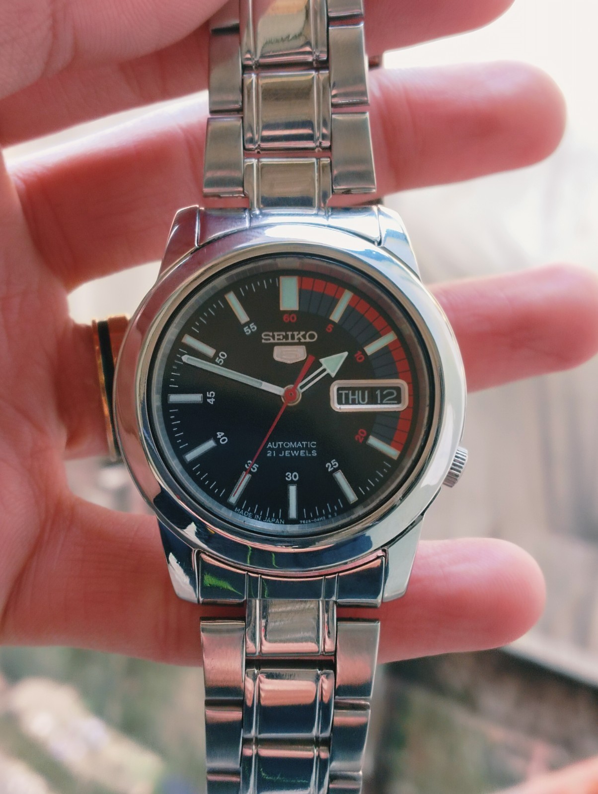 Movement Seiko Day/Date Wrist 7s26 5 Vintage Men's Watch Automatic - vintagewatches.pk