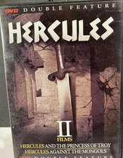 Hercules Double Feature DVD, Slim Case  SEE DESCRIPTION FOR MOVIES LIKE NEW