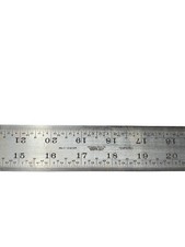 Vintage Lufkin Rule Co Made in USA No. C-2403R Tempered 36" Ruler