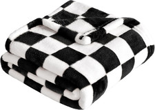 Checkered Baby Blanket Fleece Baby Blankets for Boys Girls, Ultra Soft Cozy Fluf