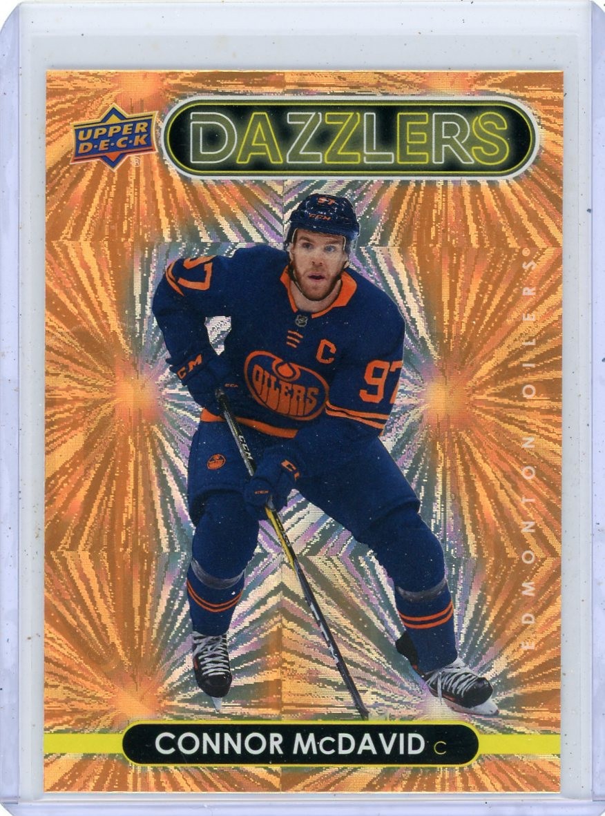 2021-22 Upper Deck Series 1 - Dazzlers Connor McDavid #DZ-19 Orange