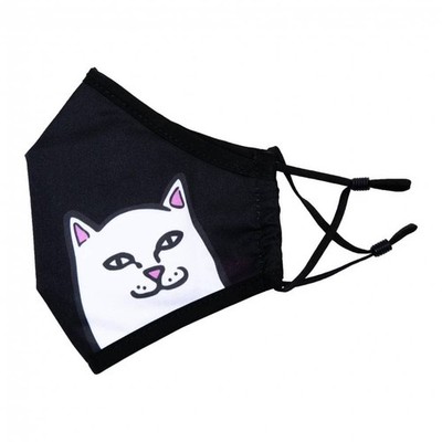 Ripndip Lord Nermal Cat gefilterte Gesichtsmaske - schwarz