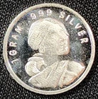 1 Gram .999 Fine Silver Art Bar Ingot. Lady Love. Fun Way To Dip Into Investing.