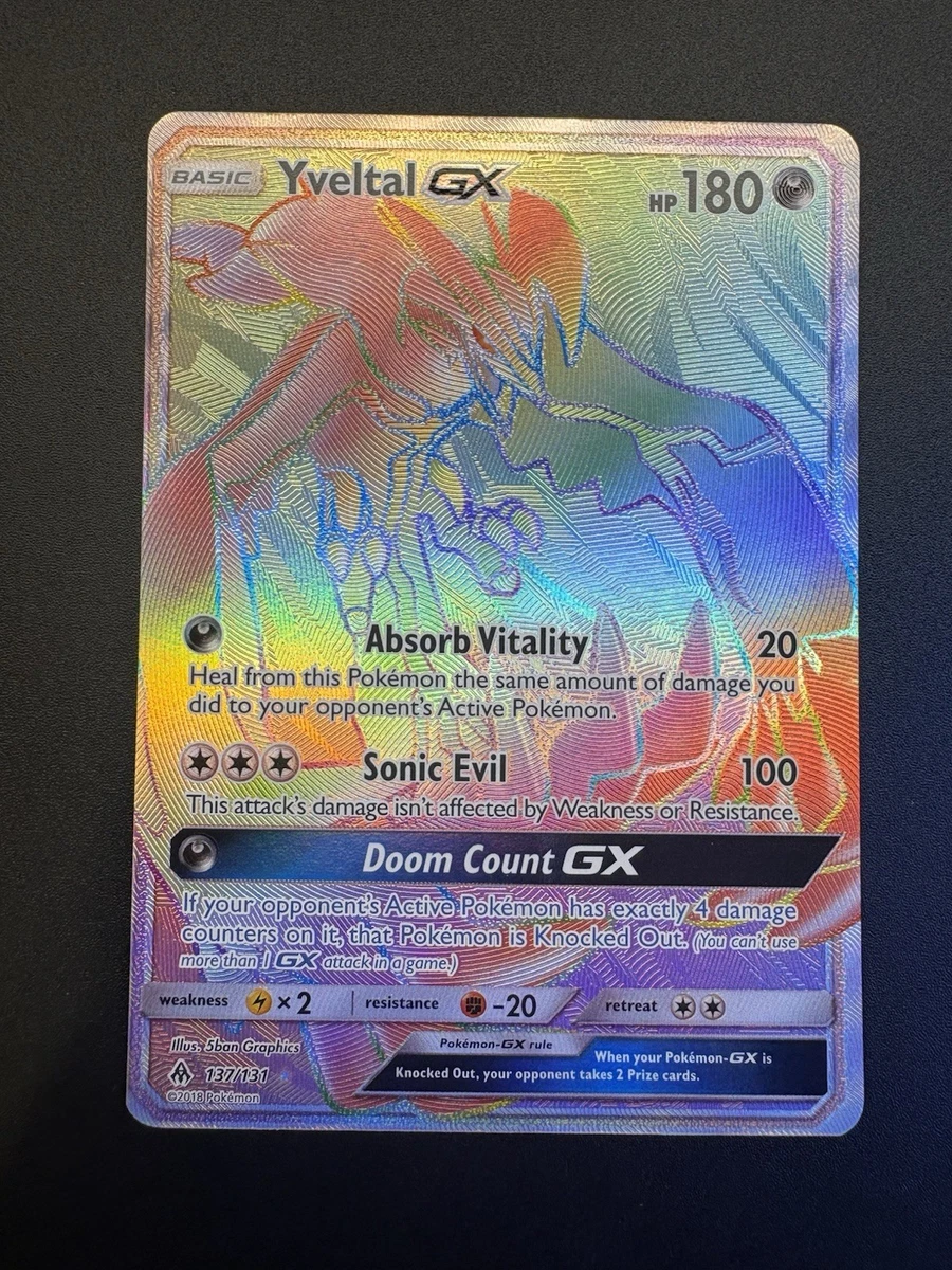 Yveltal GX Pokémon TCG Cards for sale | eBay