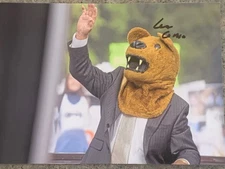 LEE CORSO SIGNED AUTOGRAPHED 5X7 PENN STATE HEADGEAR COLLEGE GAME DAY