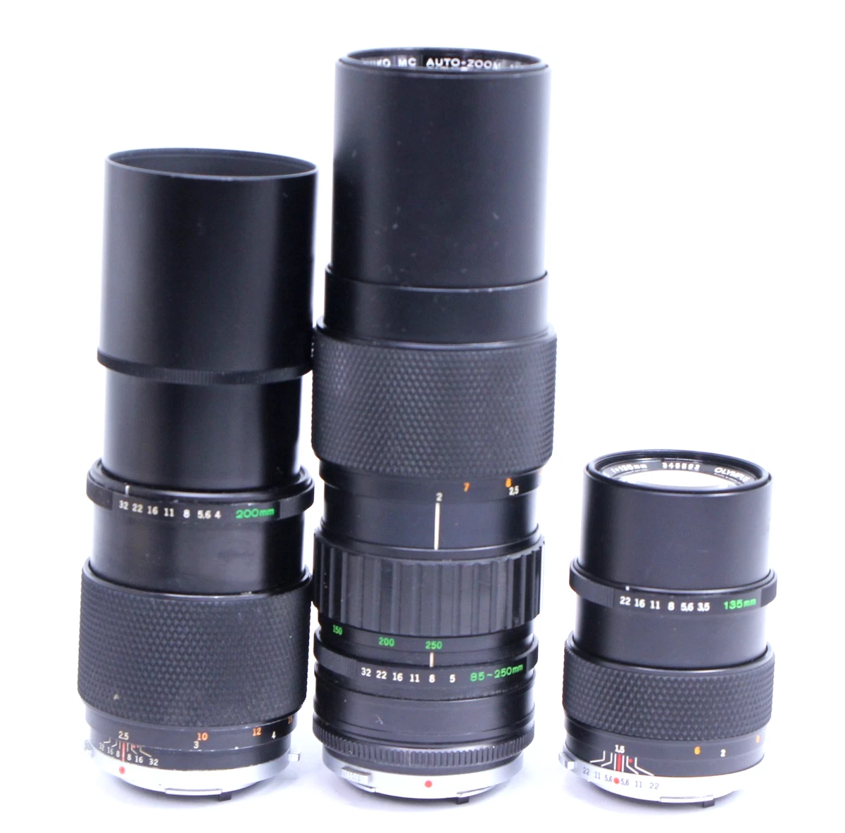 F/3.5 Camera Lenses Olympus Zuiko 135mm Focal for sale | eBay