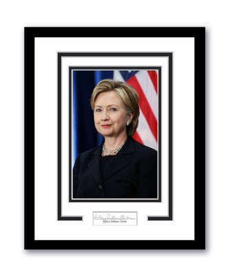 Hillary Clinton Autographed Signed 11x14 Framed Photo ACOA