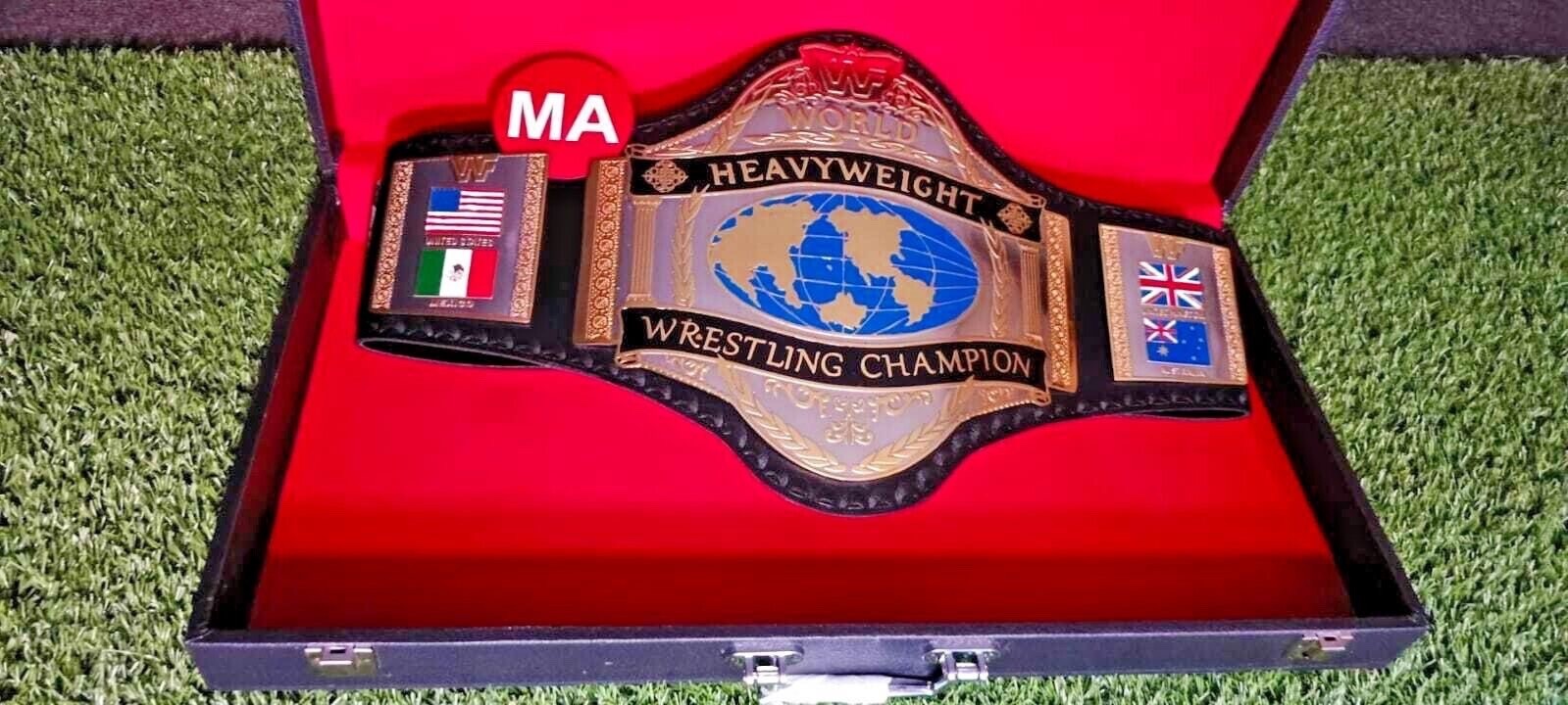Custom Name Wrestling Championship Belt 4mm Personalized Replica Title Belt–Any