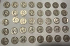 1940-1962 Washington Silver Quarters, circulated, mixed mint marks