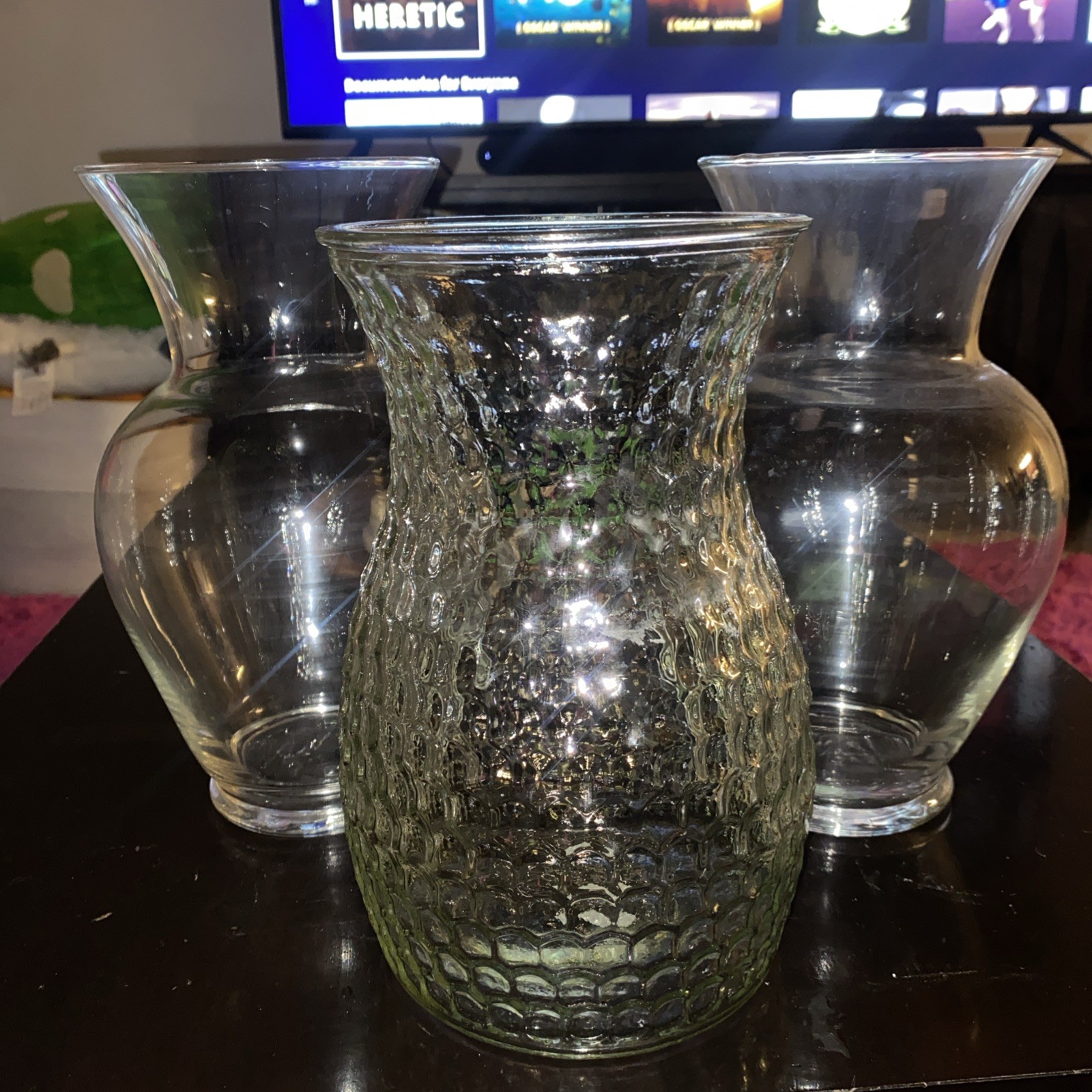 Elegant Set of 3 Decorative Flower Vases for Home Décor