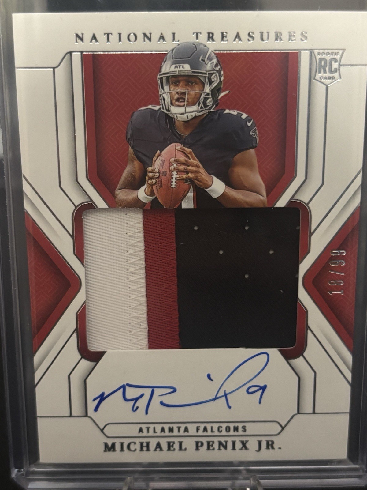 2024 National Treasures - RC Patch Auto Michael Penix Jr. #157 /99 (AU, MEM, RC)