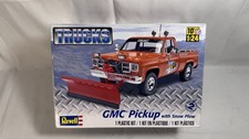 Revell Gmc Pickup With Snow Plow Plastic Model Kit Revell Gmc Pickup With Snow Plow Plastic Model Kit