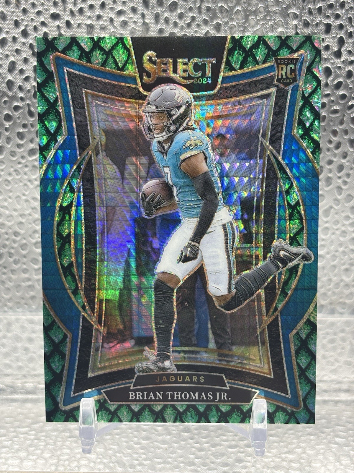 2024 Select Brian Thomas Jr. Concourse RC Dragon Scale Prizm /81 Jaguars
