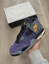 Men’s Size 12 🔥 Air Jordan 4 Retro Lakers Imperial Purple FV5029-500 🚀