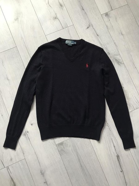 Women Polo Ralph Lauren Sweater Navy Wool 38 / M /