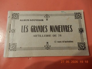 carnet de 12 cartes postales les grandes manoeuvres guerres 14 18 artillerie 75