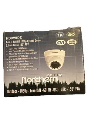 Northern 4-in-1 HD Outdoor 1080P 2.5mm 60' IR Eyeball Camera - HDDWIDE