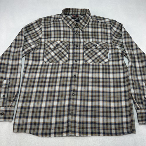 Outdoor Research Shirt Mens Medium Plaid Flannel Long Sleeve Hiking Outdoor Gorp - Picture 2 of 9