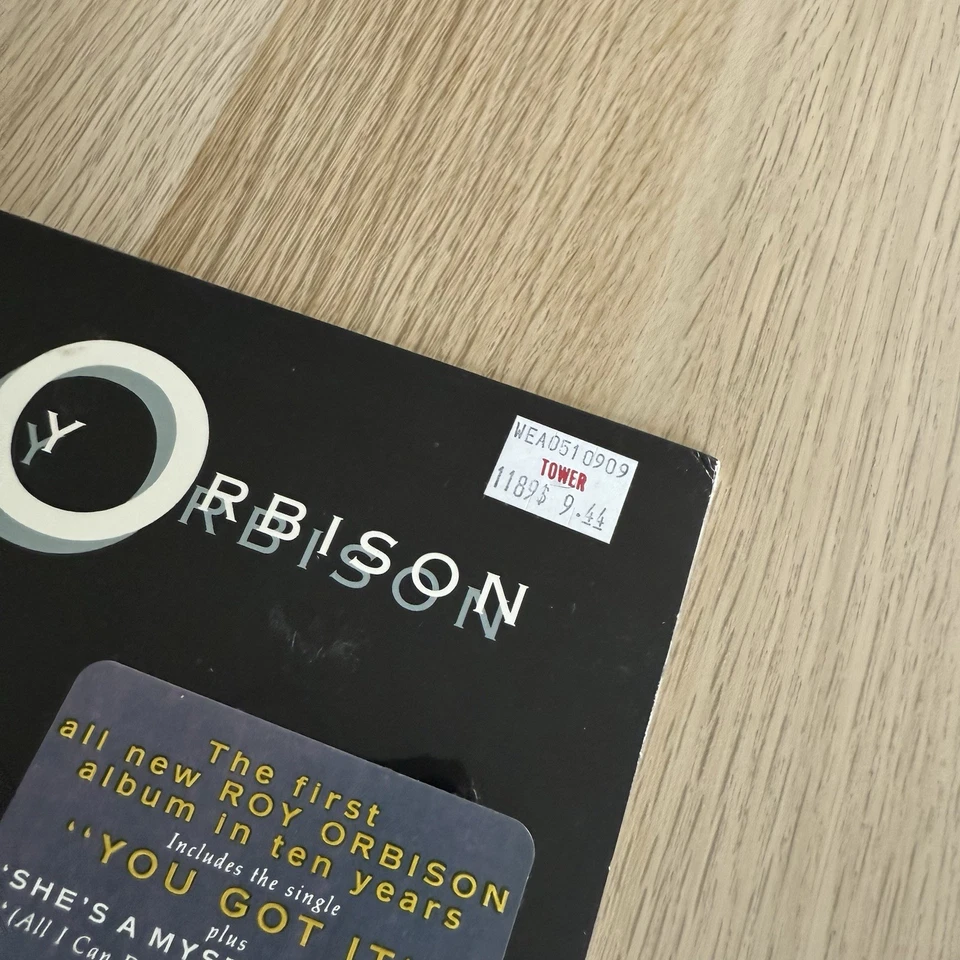 SEALED 1989 Roy Orbison "Mystery Girl" Original 1st US Pressing +Hype Sticker! - Image 3 of 4