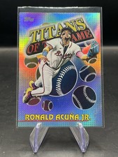 2026 Topps 75 Baseball Titan of The Game RONALD ACUNA JR Rainbow Foil Card T0G-7