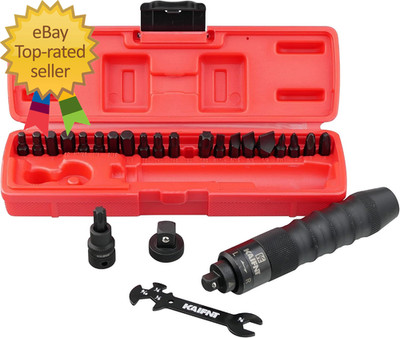 K504 Heavy Duty Manual Impact Driver Set 3/8-Inch 1/2-Inch 25-Piece