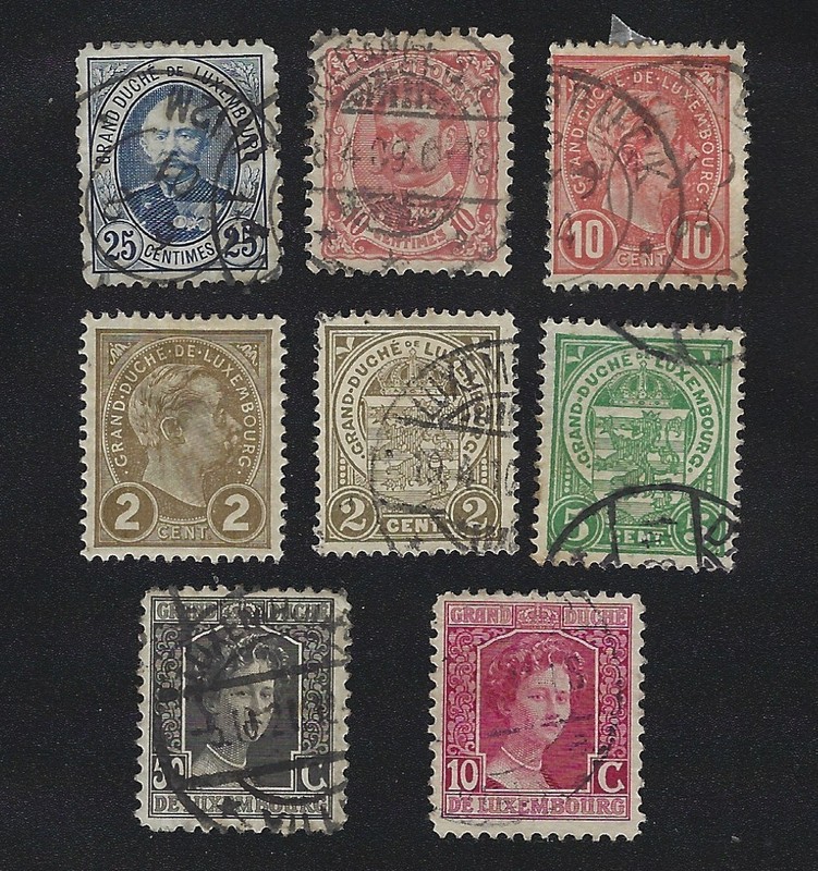 Stamp Luxemburg 1892 - 1919 used  (TS)