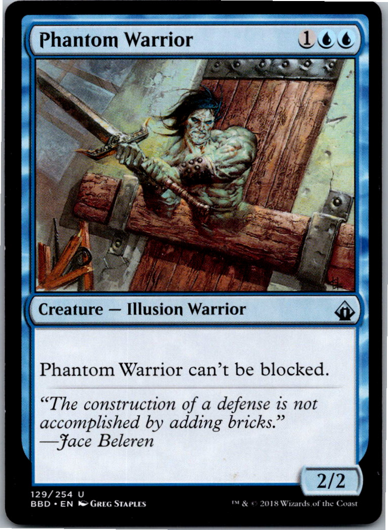 Phantom Warrior U Battlebond 129 NM