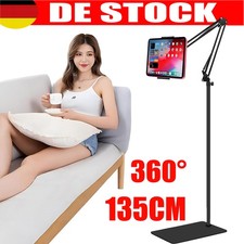 360° Tablet-Bodenständer Tablet Ständer Stativ Schwanenhals Einstellbarer 135cm