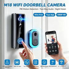 Camera Timbre De Puerta HD Wifi Inalambrico Con Camara Audio Y Video Para Casa