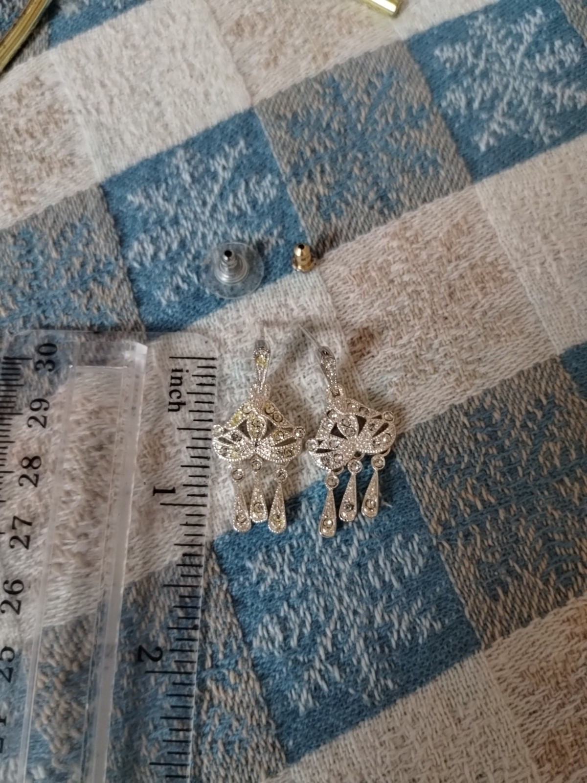 VTG Signed Designer Solid Sterling Silver Chandel… - image 4